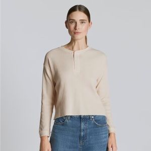 Everlane Organic Cotton Waffle Henley